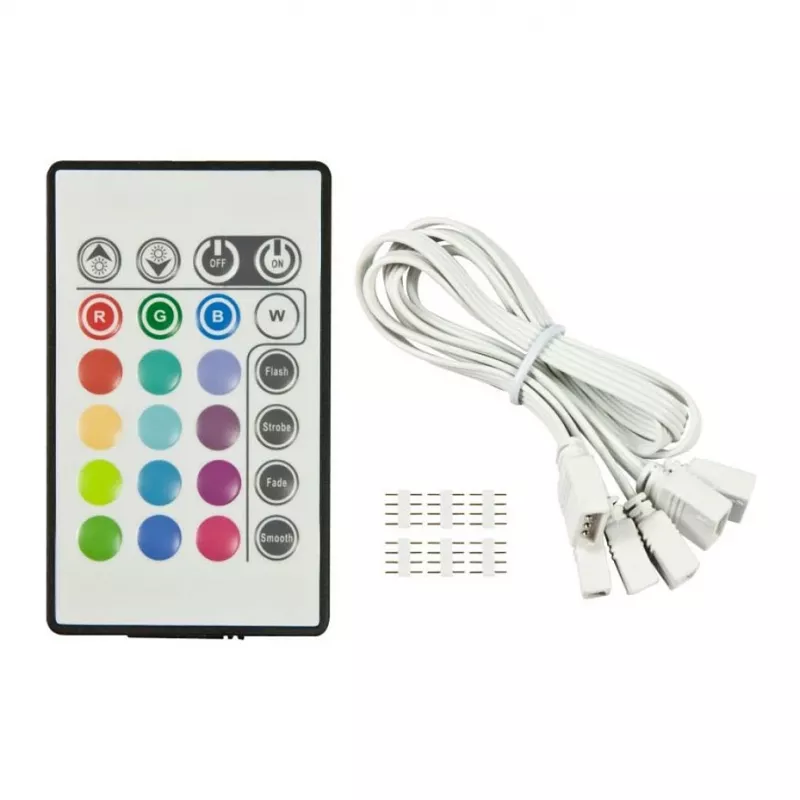 Synergy 21 LED Dekoline Flex Strip 36 RGB USB pilnas komplektas