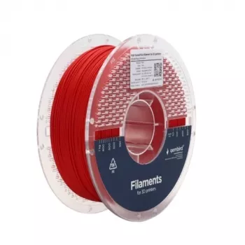 Gembird PLA 1,75 mm raudona 1 kg ritė 3D spausdinimui