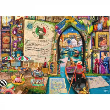 Dėlionė Schmidt Spiele 58597 Aimee Stewart: Memories of Venice – 1000 dalių