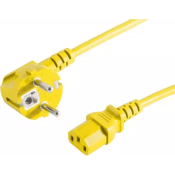 Maitinimo laidas geltonas 3 m ShiverPeaks 09-05042