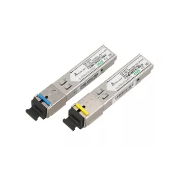 Extralink SFP WDM modulis SFP 1,25G 1,25 Gbps, 1310/1550 nm, vienmodis, 20 km, SC, DOM, pora