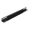 Montavimo kronšteinai DeLOCK 19 colių 450x40 mm 2 vnt. Juodi Metaliniai