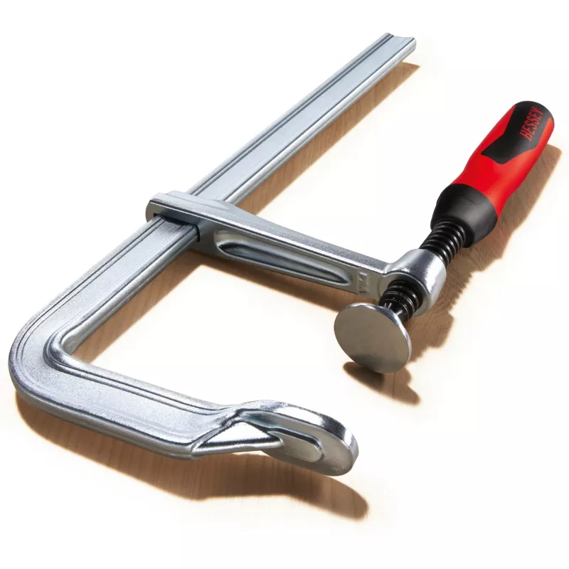 F tipo spaustuvas BESSEY GZ30-2K 30 cm juodas raudonas nerūdijantis plienas