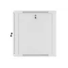 Lanberg montuojamas ant sienos 19 inch 12U 600x600 mm pilkas stovo spintas (stiklinės durys)