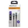 USB laidas Qoltec 52358 1,5 m USB C juodas USB 2.0 0,48 Gbit/s
