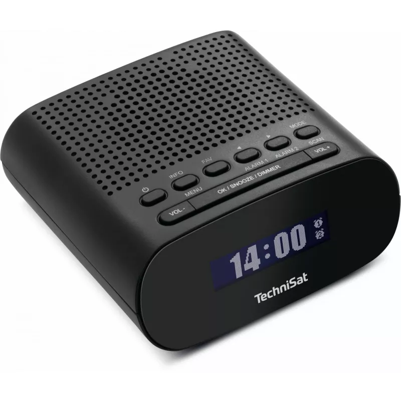 TechniSat TECHNIRADIO 50 Analoginis Skaitmeninis Laikrodinis Radijas DAB FM