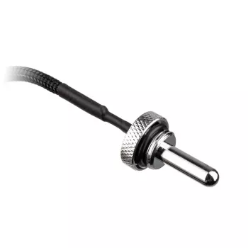 Alphacool Eiszapfen temperatūros jutiklis Plug G1/4 – temperatūros jutiklis skysčio aušinimo sistemai – chromuotas – 50 cm