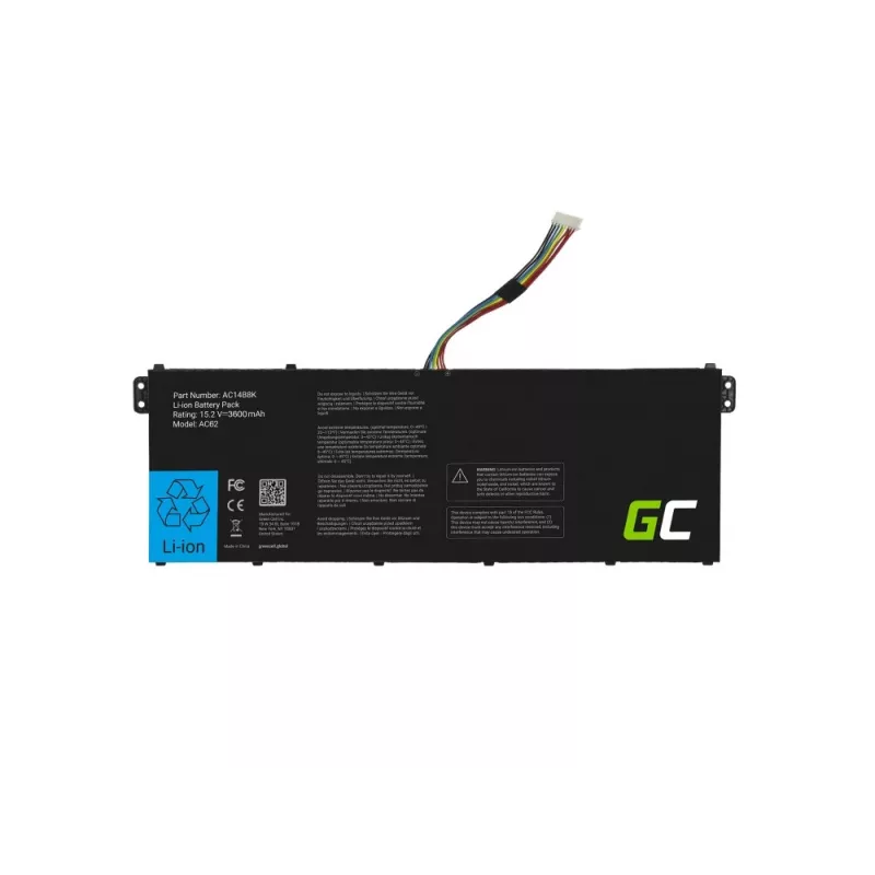 Green Cell AC62 baterija nešiojamam kompiuteriui