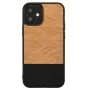 Apsauginis dėklas Man and Wood iPhone 12 mini Herringbone Nero Black