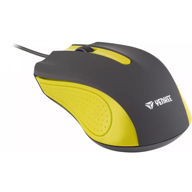 Yenkee YMS 1015YW SUVA USB laidinė pelė, 3 mygtukai, guminis paviršius