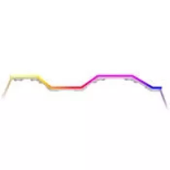 LED juosta HYTE Noodle LN70 ARGB White – adresuojama ARGB apšvietimo juosta PC korpusams ir aplinkos apšvietimui