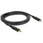 USB laidas DeLOCK 83668 USB 3.2 Gen 1 2m USB C juodas