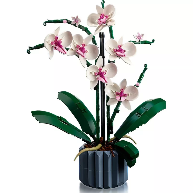 LEGO 10311 Icons Orchid – Dirbtinio augalo konstruktorius su gėlėmis, namų dekoro aksesuaras suaugusiems, Botaninė kolekcija, dovana vyrui ar žmonai