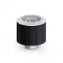 BitsPower tiesioji jungtis G1/4 vyriškas sriegis prie 16/10 mm vamzdelio — matinė juoda