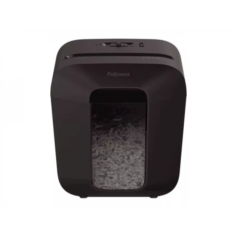 Fellowes Powershred LX70 kryžminio pjovimo popieriaus smulkintuvas, juodas, 18 l
