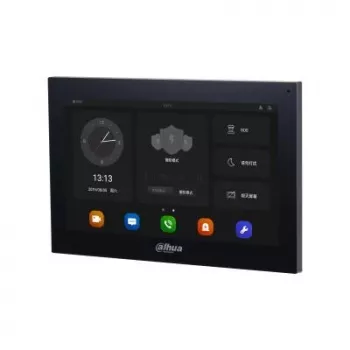 Videodurų skambutis Dahua DHI-VTH5341G-W — 10 colių LCD 1024×600, Wi‑Fi, Ethernet, ABS korpusas