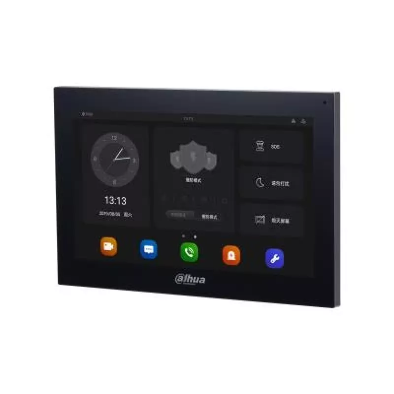 Videodurų skambutis Dahua DHI-VTH5341G-W — 10 colių LCD 1024×600, Wi‑Fi, Ethernet, ABS korpusas