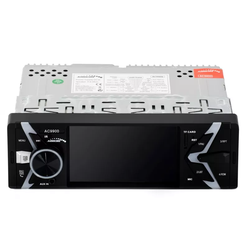 Audiocore AC9900 MP5 AVI DivX Bluetooth laisvų rankų įranga automobilinis grotuvas + nuotolinio valdymo pultas