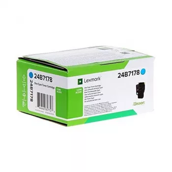Lexmark 24B7178 originalus dažų kasetė 1 vnt. Cian