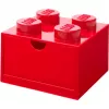 LEGO stalčius 4, raudona dėžė su smaigeliais