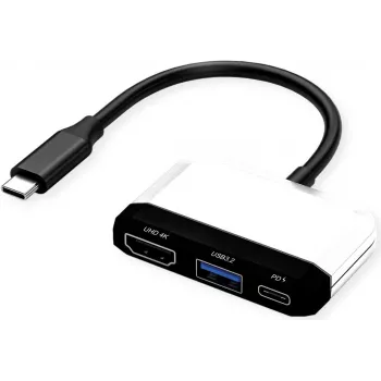 VALUE USB-C į HDMI adapteris 4K30, su USB-A ir PD