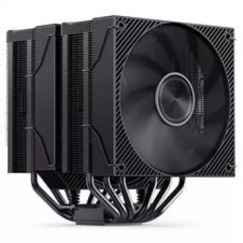 Procesoriaus aušintuvas Jonsbo CA90 dviejų bokštų su 1×130 mm ir 1×120 mm PWM ARGB ventiliatoriais, juodas