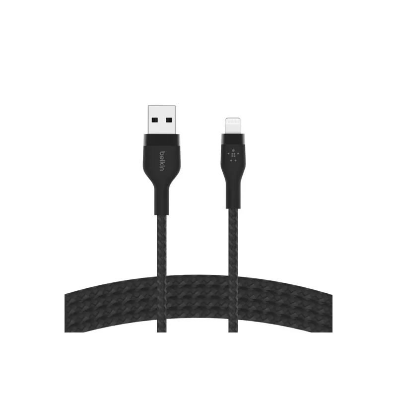 Belkin CAA010BT2MBK USB-C į Lightning laidas, 2 m, juodas