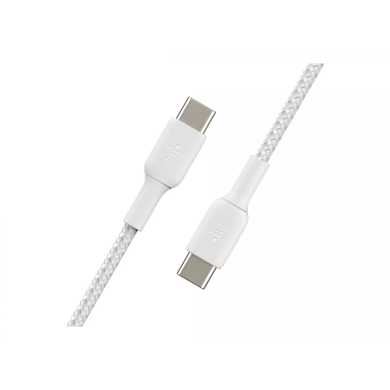 USB-C laidas Belkin BoostCharge 2 m, USB-C, baltas