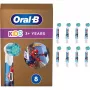 Dantų šepetėlio galvutės Oral-B Kids Spiderman, baltos, 8 vnt.