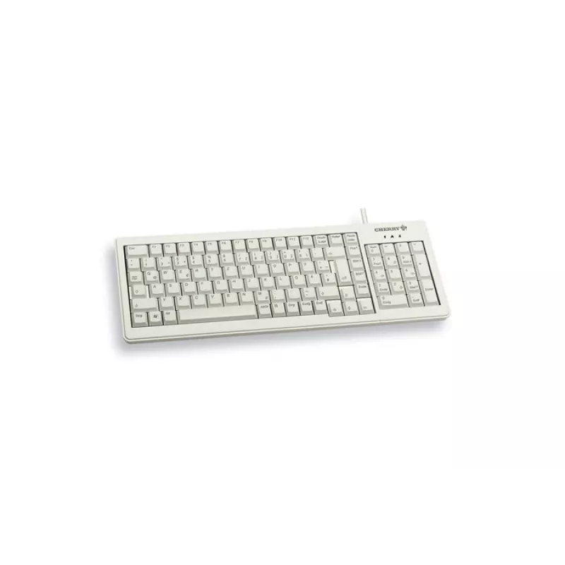 Cherry G84-5200LCMDE-0 pilno dydžio klaviatūra su skaičių bloku, QWERTZ, pilka