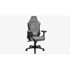 Žaidimų kėdė Aerocool Crown AeroSuede Universal Padded seat Stone Grey