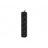 Prailginimo laidas Lanberg PS0-05F-0300-BK 3m 5 kištukinių lizdų patalpoms juodas