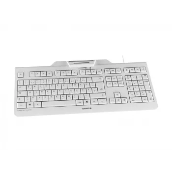 CHERRY KC 1000 SC klaviatūra USB Swiss Grey su išmaniąja kortelių skaitytuvu