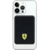 Ferrari Powerbank FEPB5MNCAK 15W 5000mAh Juoda/juodas Metalinis Logotipas MagSafe