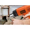 Šilumos pistoletas Black & Decker KX1650 — 1750 W, iki 600 °C, oro srautas 570–740 l/min, 2 m laidas, 600 g