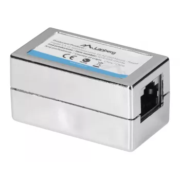 Lanberg AD-RJ45-RJ45-OS6 lyties keitiklis RJ-45 sidabrinis