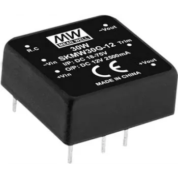 Maitinimo keitiklis / inverteris Mean Well SKMW30F-03 – 30 W, 3,3 Vdc, 7,5 A, PCB montavimas