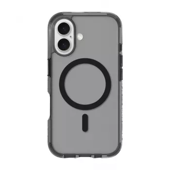 LAUT CRYSTAL MATTER X dėklas iPhone 16 Series permatomas juodas