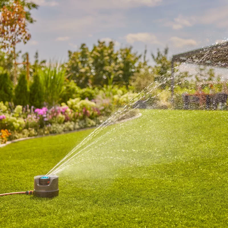 Sektorinis vandens purkštuvas Gardena AquaPrecise juodas mėlynas pilkas 1 vnt.