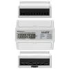 Qoltec trifazis dviejų krypčių skaitiklis | DIN bėgio energijos suvartojimo matuoklis | 400V | 100A | LCD | 4P