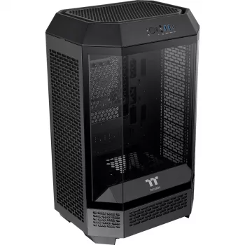 Thermaltake The Tower 300 Black Micro Tower korpusas su grūdinto stiklo šoniniu dangčiu
