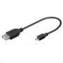Microconnect USBABMICRO2 USB 2.0 laidas 0,2 m USB A – Micro-USB B juodas