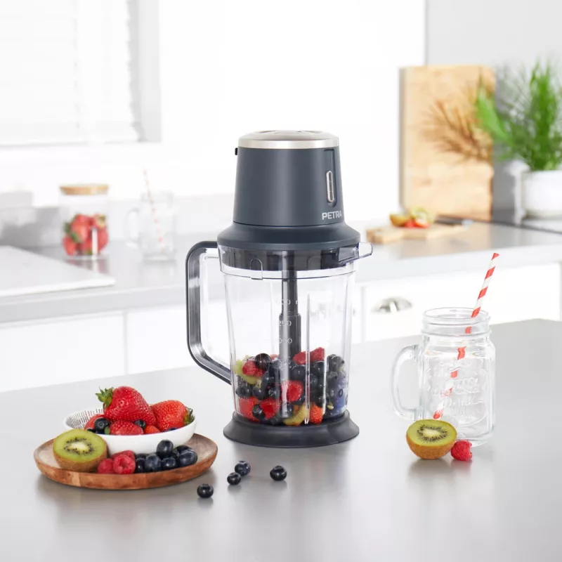 Belaidis trintuvas Petra PT5393BGRYVDE, 1,5 l, nerūdijančio plieno peiliai