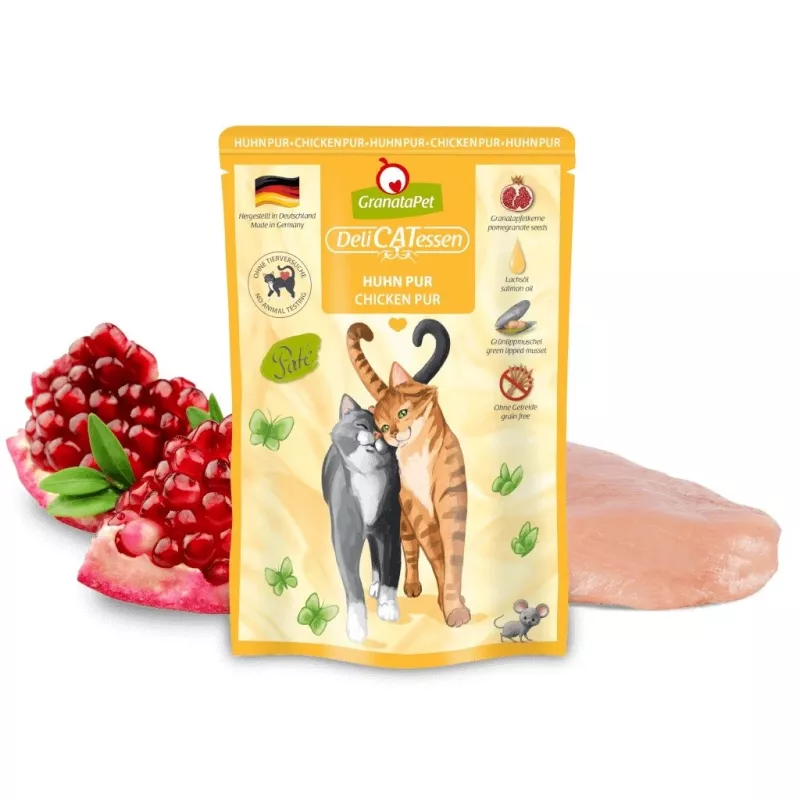 GRANATAPET DeliCATessen Chicken šlapias kačių ėdalas - vištiena - 85g