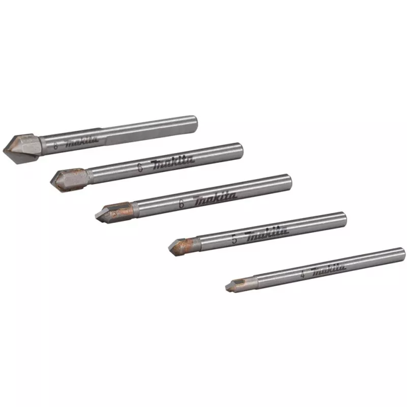Gręžtų rinkinys Makita E-25410 stiklui ir plytelėms, 5 vnt.