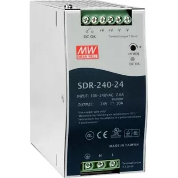 Įtampos transformatorius MEAN WELL SDR-240-24