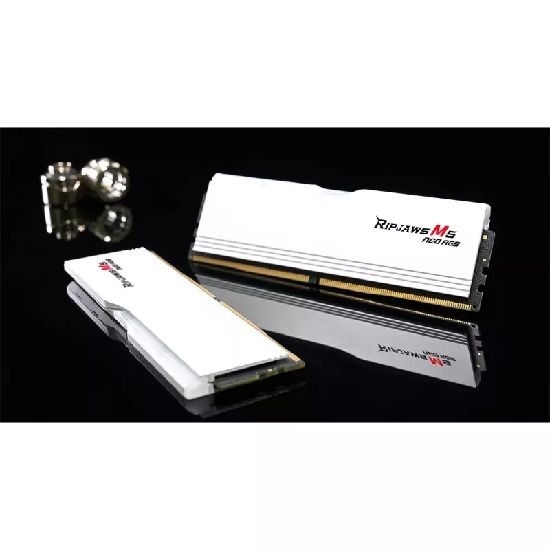 G.Skill Ripjaws M5 Neo 64 GB (2x 32 GB) DDR5-6000 Dual-Kit, balta, AMD EXPO