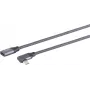 USB kabelis S/CONN 13-56150 USB 3.2 Gen 2x2 1,5 m USB-C pilkas