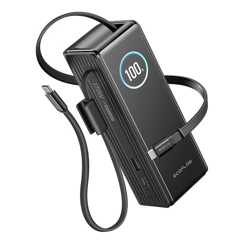 Powerbank ECOFLOW RAPID 25K su įmontuotu kabeliu