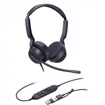 Yealink ausinės UH42 SE Dual Teams USB-C/A